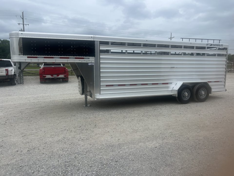 New 2026 Featherlite 20' Stock Trailer