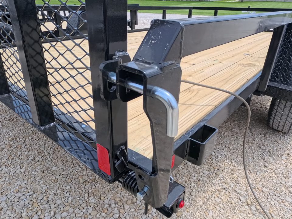 New 2026 H&H 76 x 12 Rail Side Utility with 3K Idler -Black
