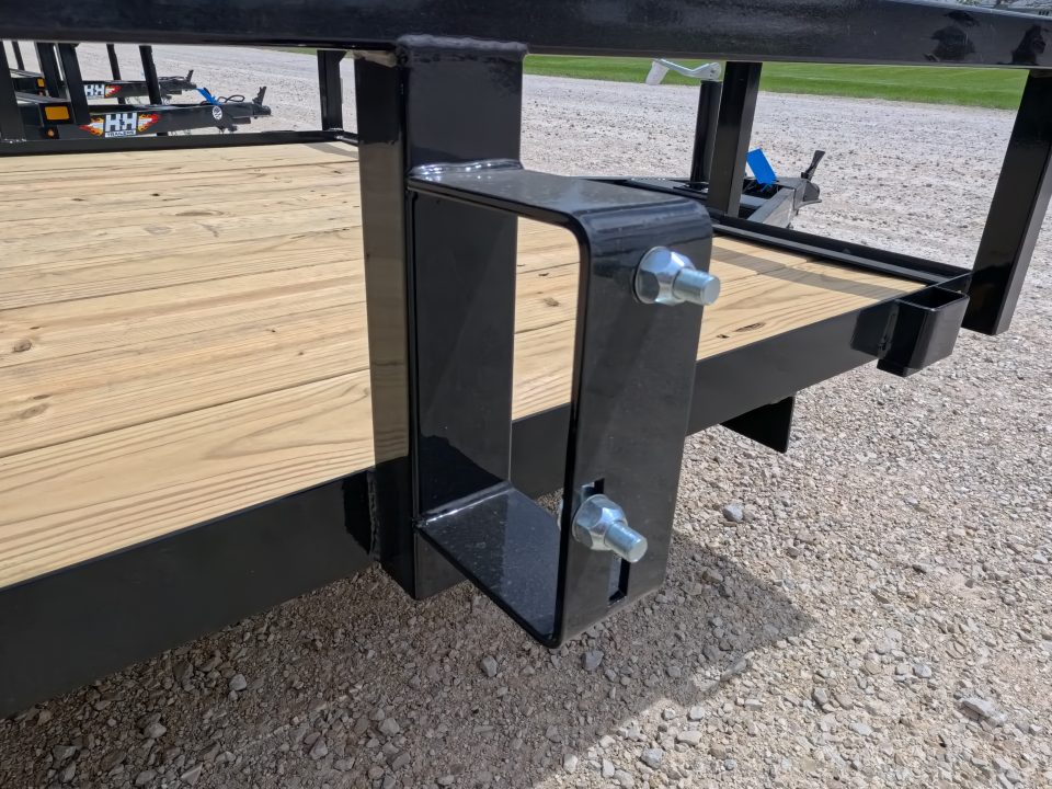 New 2026 H&H 76 x 12 Rail Side Utility with 3K Idler -Black