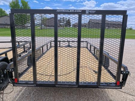 New 2026 H&H 76 x 12 Rail Side Utility with 3K Idler -Black