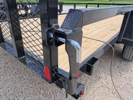 New 2026 H&H 76 x 12 Rail Side Utility with 3K Idler -Black