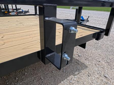 New 2026 H&H 76 x 12 Rail Side Utility with 3K Idler -Black