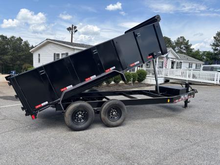 New 2026 Trail Maxx 83x14 TELESCOPIC CYLINDER 14K GVWR HIGH SIDE Dump Trailer