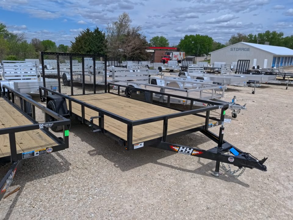 New 2026 H&H 82 x 14 Rail Side Utility with 3K Idler