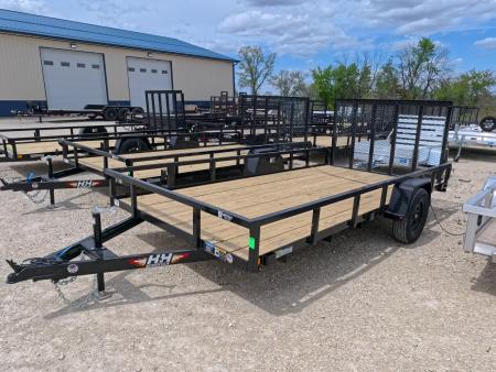 New 2026 H&H 82 x 14 Rail Side Utility with 3K Idler