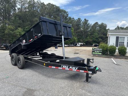 New 2026 Trail Maxx 83x14 TELESCOPIC CYLINDER 14K GVWR Dump Trailer