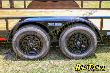 New 2026 7X16 TRIPLE CROWN ATV UTILITY TRAILER