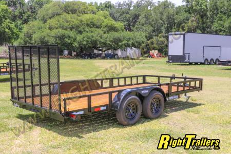New 2026 7X16 TRIPLE CROWN ATV UTILITY TRAILER