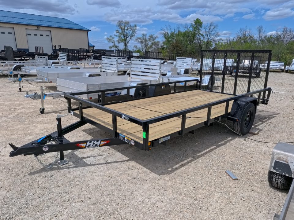 New 2026 H&H 82 x 14 Rail Side Utility with 3K Idler