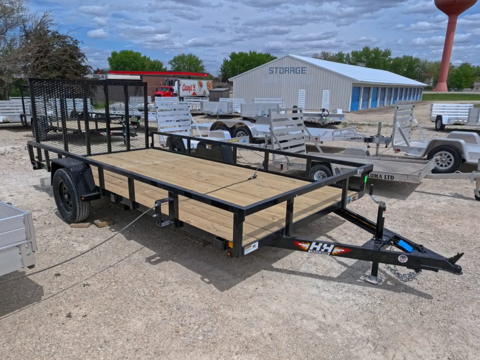 New 2026 H&H 82 x 14 Rail Side Utility with 3K Idler