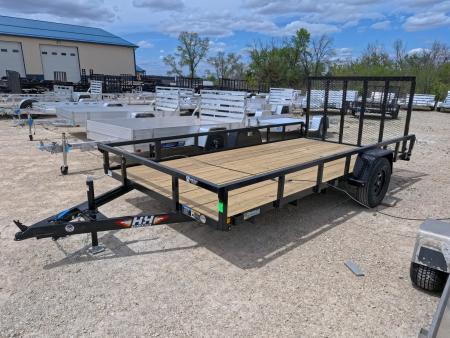 New 2026 H&H 82 x 14 Rail Side Utility with 3K Idler