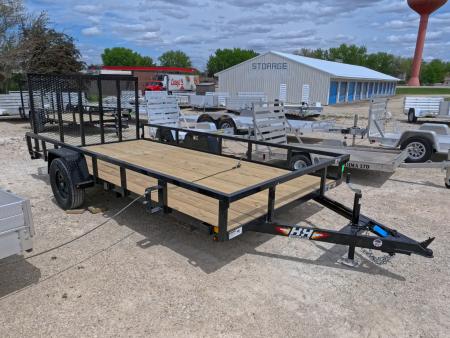 New 2026 H&H 82 x 14 Rail Side Utility with 3K Idler