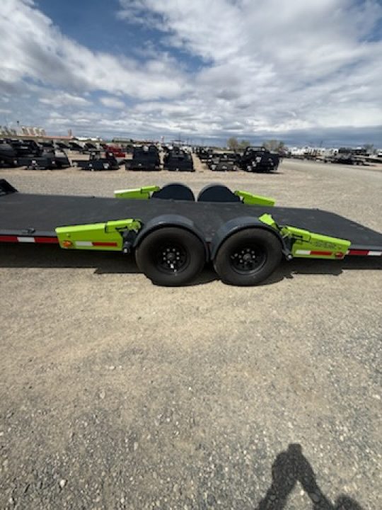 Used 2024 Belmont 22' FLAT TRACK Equipment Trailer