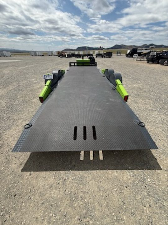 Used 2024 Belmont 22' FLAT TRACK Equipment Trailer