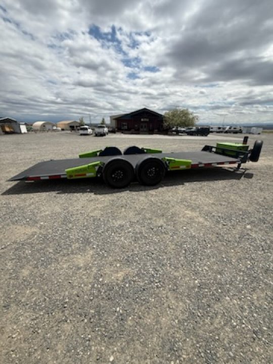 Used 2024 Belmont 22' FLAT TRACK Equipment Trailer