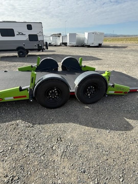 Used 2024 Belmont 22' FLAT TRACK Equipment Trailer