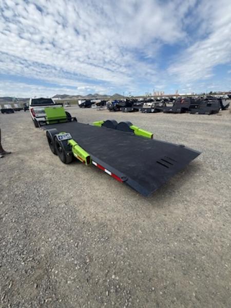 Used 2024 Belmont 22' FLAT TRACK Equipment Trailer