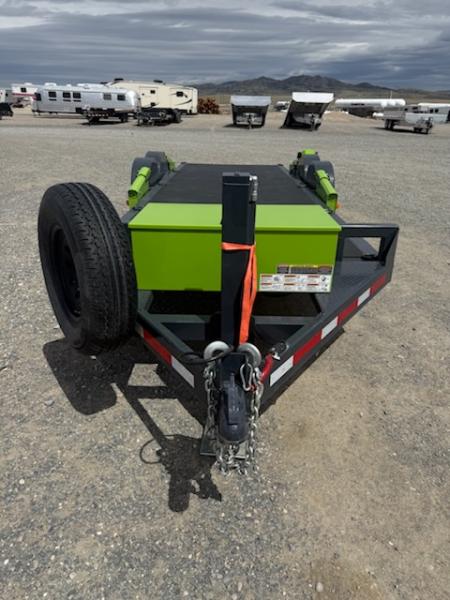Used 2024 Belmont 22' FLAT TRACK Equipment Trailer