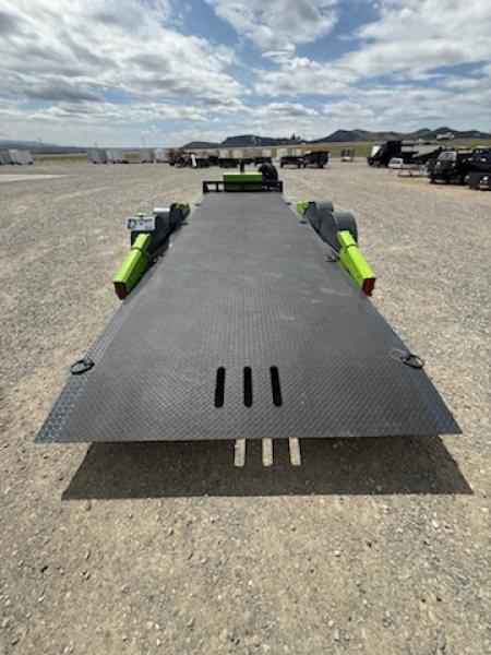 Used 2024 Belmont 22' FLAT TRACK Equipment Trailer