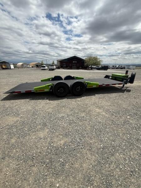 Used 2024 Belmont 22' FLAT TRACK Equipment Trailer