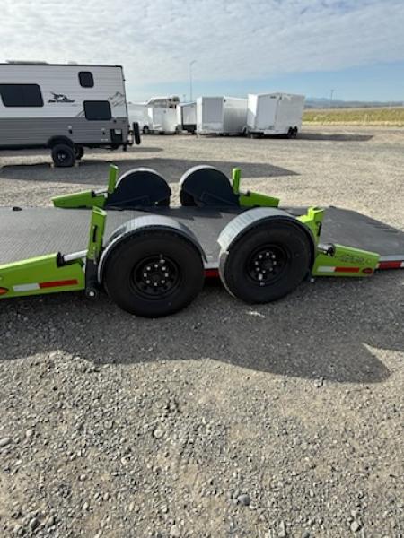 Used 2024 Belmont 22' FLAT TRACK Equipment Trailer