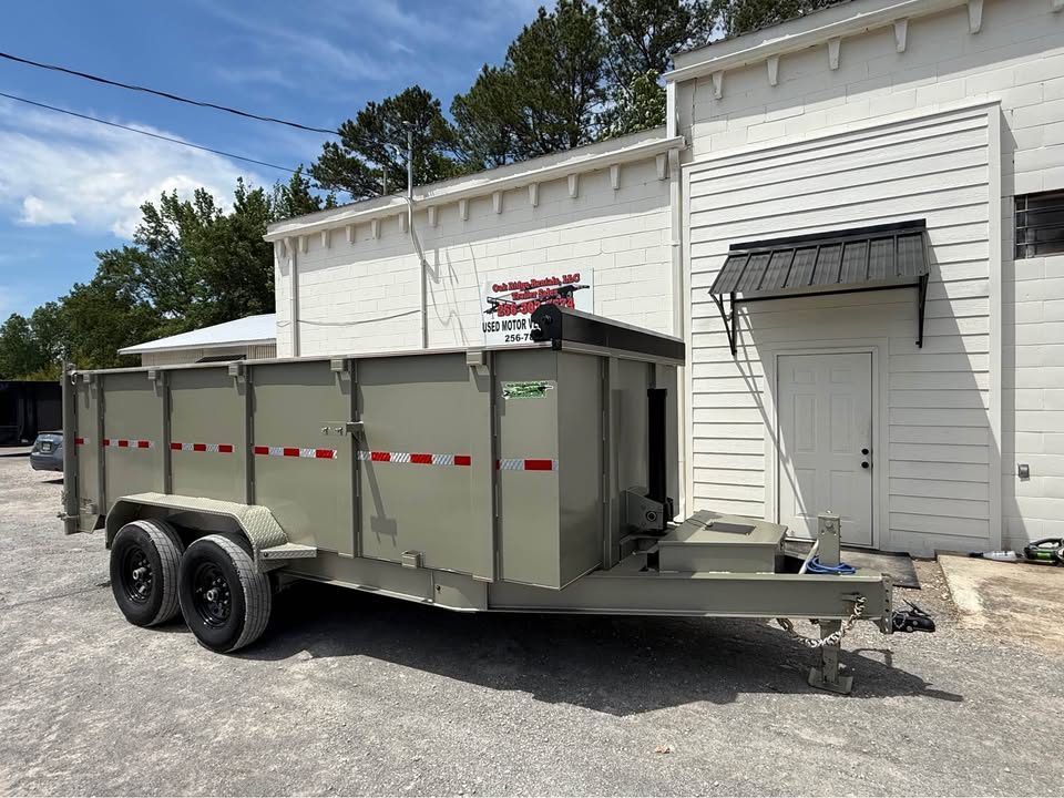 New 2026 Oak Ridge 7x16x4 14k Dump Trailer