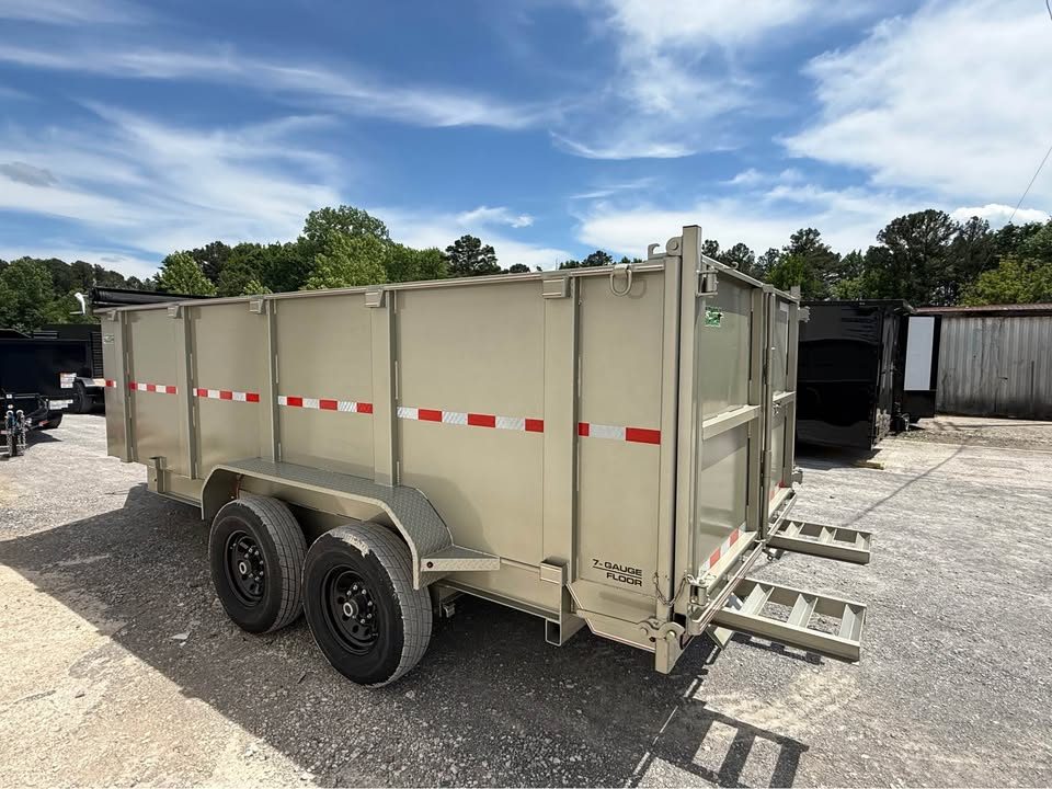 New 2026 Oak Ridge 7x16x4 14k Dump Trailer