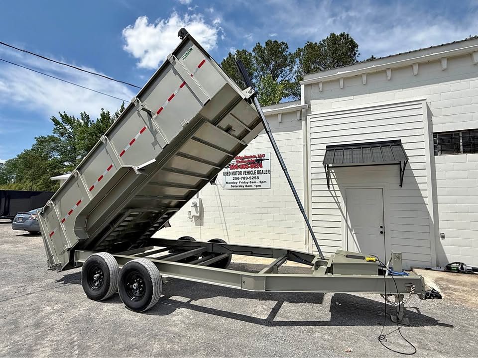 New 2026 Oak Ridge 7x16x4 14k Dump Trailer