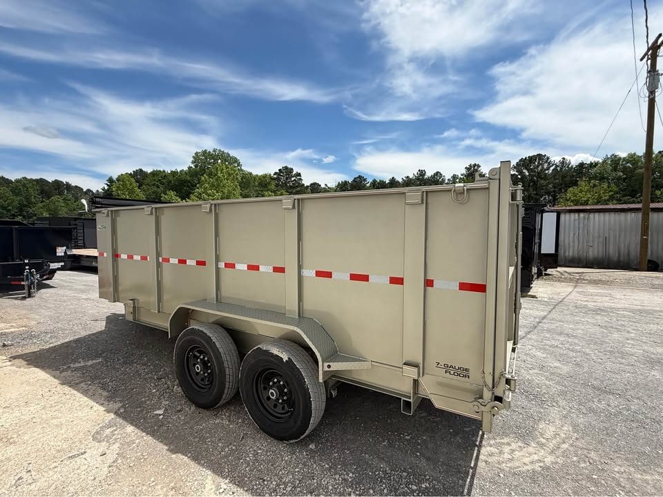 New 2026 Oak Ridge 7x16x4 14k Dump Trailer