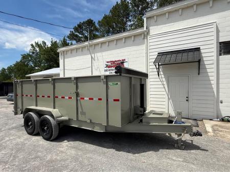 New 2026 Oak Ridge 7x16x4 14k Dump Trailer
