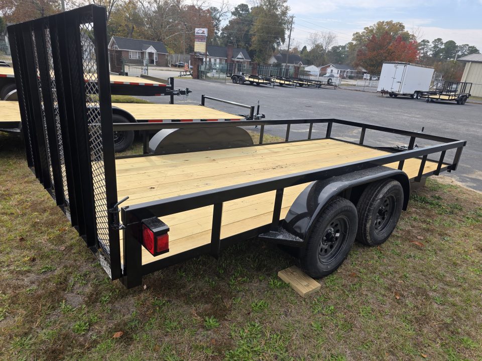 New 2026 Bye-Rite Trailers UTWH 716 - 7x16 (Tandem Axle Wrap Tongue) Utility Trailer