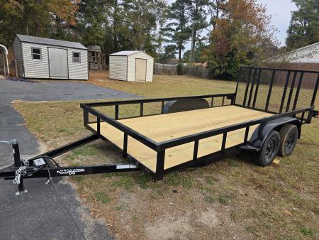 New 2026 Bye-Rite Trailers UTWH 716 - 7x16 (Tandem Axle Wrap Tongue) Utility Trailer