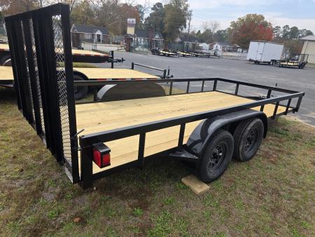 New 2026 Bye-Rite Trailers UTWH 716 - 7x16 (Tandem Axle Wrap Tongue) Utility Trailer