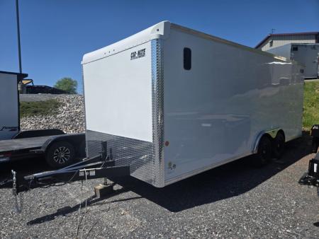 New 8 x 20 Car Mate Custom Enclosed Car Trailer, 10K GVWR ***Extended Tongue, 6k Torsion Axles, 1/2  Ply Walls w/Kickplate
