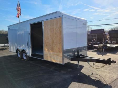 New 8 x 20 Car Mate Custom Enclosed Car Trailer, 10K GVWR ***Extended Tongue, 6k Torsion Axles, 1/2" Ply Walls w/Kickplate