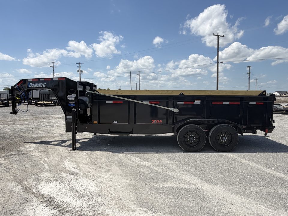 New 2026 Diamond C Trailers LPT208L16X81 (81" X 16') 18K (Pacesetter Ed.) Telescopic Gooseneck Dump Trailer