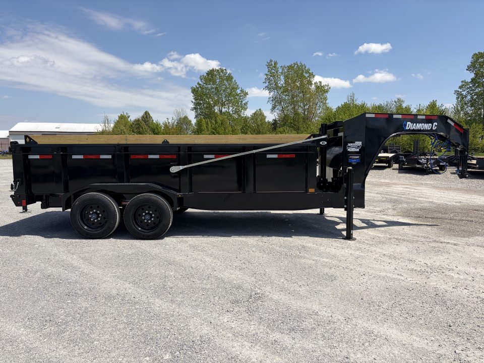 New 2026 Diamond C Trailers LPT208L16X81 (81" X 16') 18K (Pacesetter Ed.) Telescopic Gooseneck Dump Trailer
