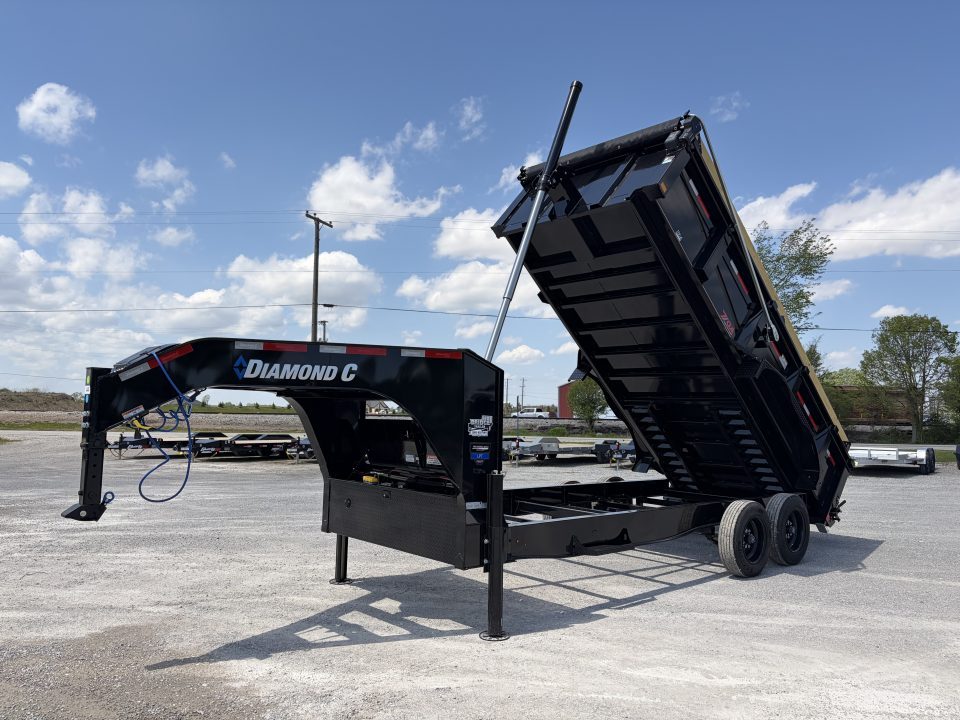New 2026 Diamond C Trailers LPT208L16X81 (81" X 16') 18K (Pacesetter Ed.) Telescopic Gooseneck Dump Trailer