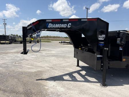 New 2026 Diamond C Trailers LPT208L16X81 (81" X 16') 18K (Pacesetter Ed.) Telescopic Gooseneck Dump Trailer