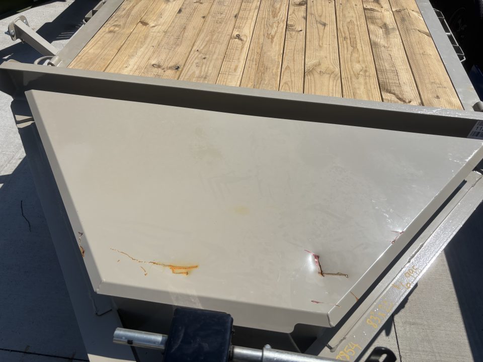 New 2026 Norstar EWB 83x20 Tool box lid damage Equipment Trailer
