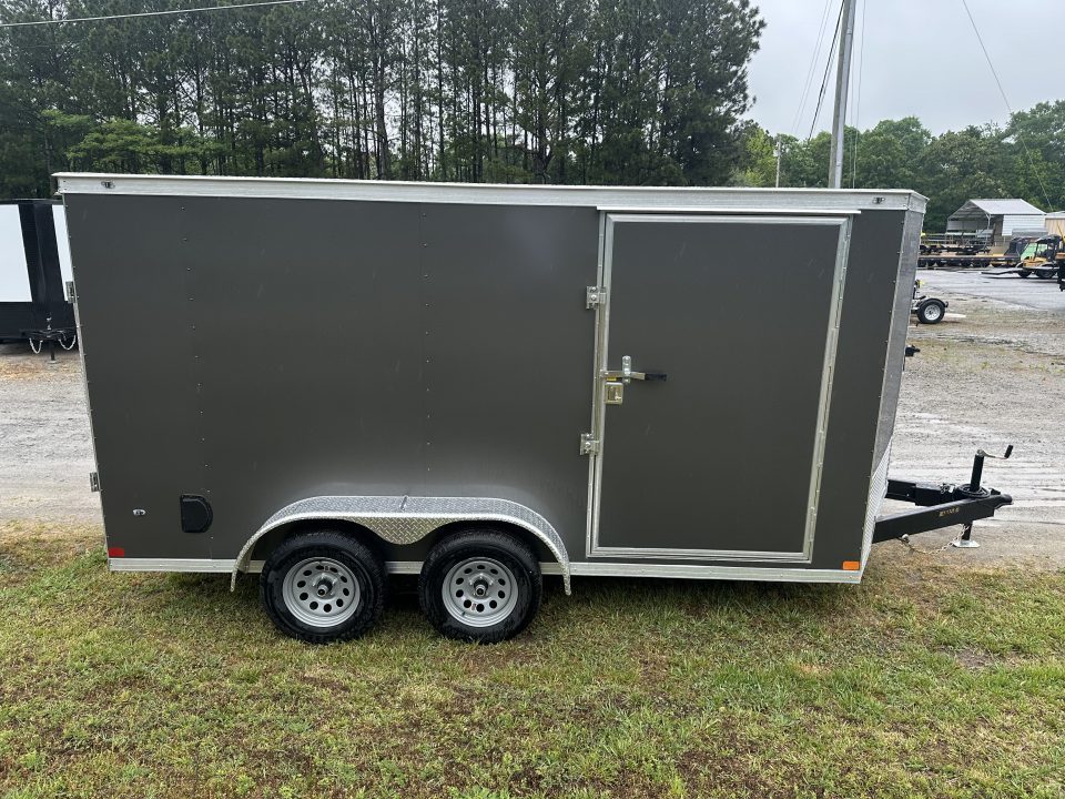 New 2026 COVERED WAGON 7X14 TANDEM AXLE ENCLOSED TRAILER WITH POLYCORE SIDING