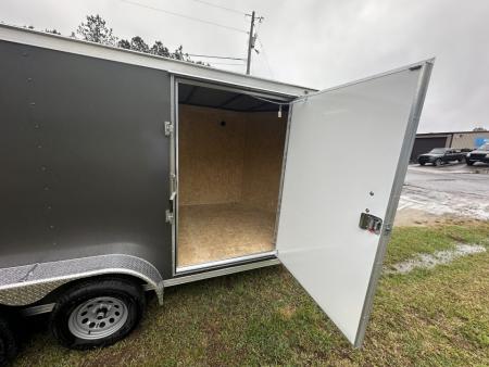 New 2026 COVERED WAGON 7X14 TANDEM AXLE ENCLOSED TRAILER WITH POLYCORE SIDING