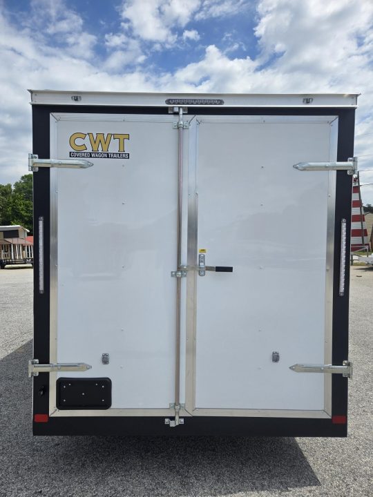 New 2026 COVERED WAGON 7X16 TANDEM AXLE ENCLOSED TRAILER WITH BARN DOORS