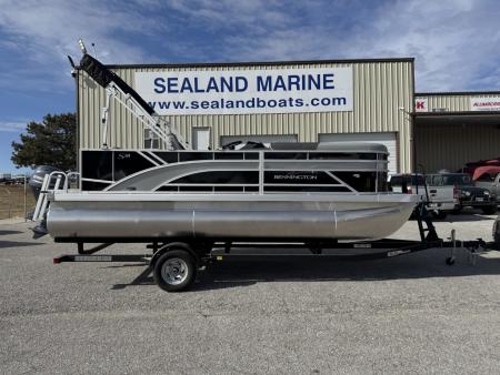 Used 2025 Bennington 18 S Cruise Pontoon Boat Narrow Beam