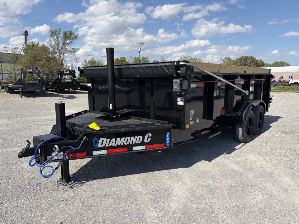 New 2026 Diamond C Trailers LPT208L16X81 (81" X 16') 18K (Pacesetter Ed.) Telescopic Dump Trailer