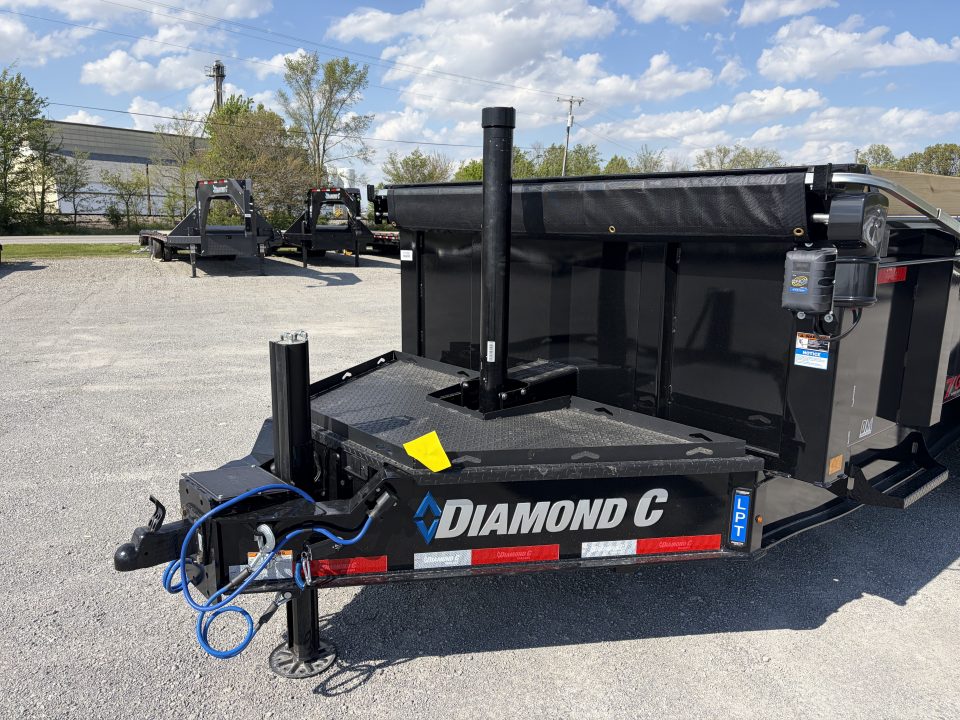 New 2026 Diamond C Trailers LPT208L16X81 (81" X 16') 18K (Pacesetter Ed.) Telescopic Dump Trailer