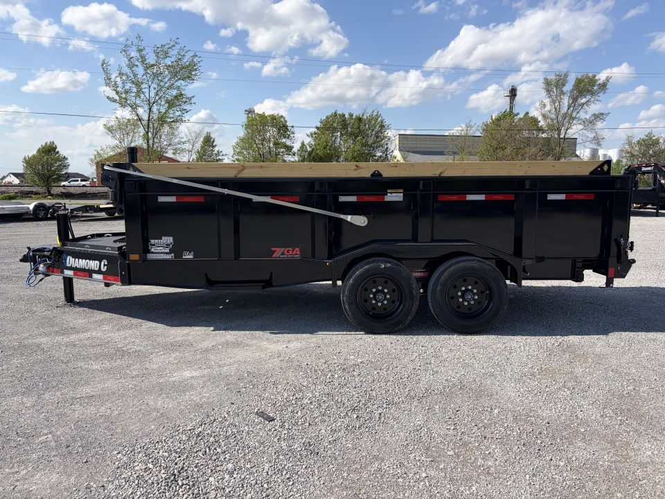 New 2026 Diamond C Trailers LPT208L16X81 (81" X 16') 18K (Pacesetter Ed.) Telescopic Dump Trailer