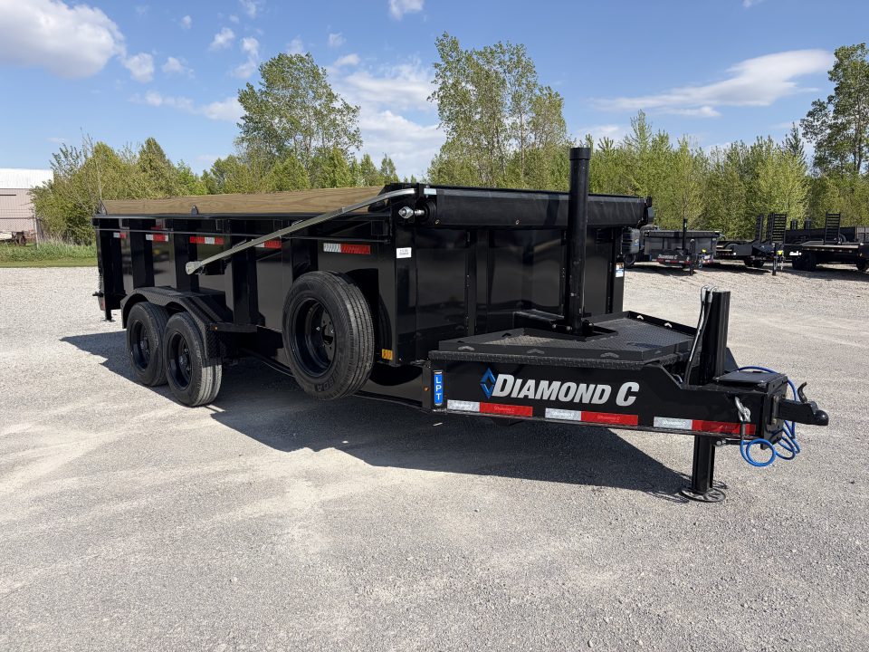 New 2026 Diamond C Trailers LPT208L16X81 (81" X 16') 18K (Pacesetter Ed.) Telescopic Dump Trailer