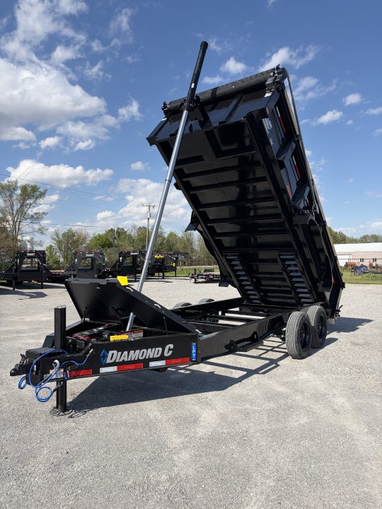 New 2026 Diamond C Trailers LPT208L16X81 (81" X 16') 18K (Pacesetter Ed.) Telescopic Dump Trailer
