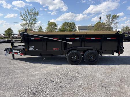 New 2026 Diamond C Trailers LPT208L16X81 (81" X 16') 18K (Pacesetter Ed.) Telescopic Dump Trailer